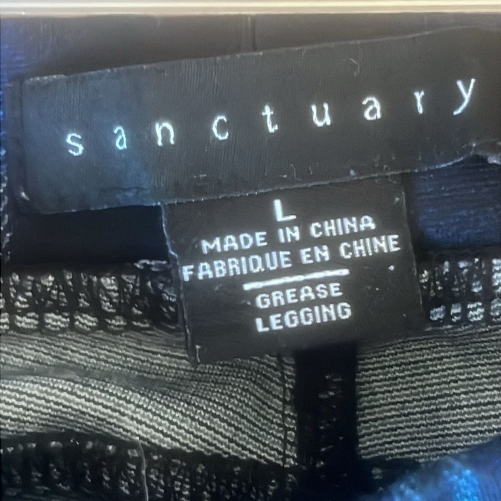 Sanctuary Blue/Black Plaid Women's Pants Size L - Picture 6 of 6
